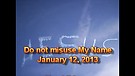 Do not misuse My Name – January 12, 2013 