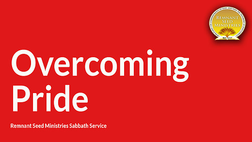 Overcoming Pride