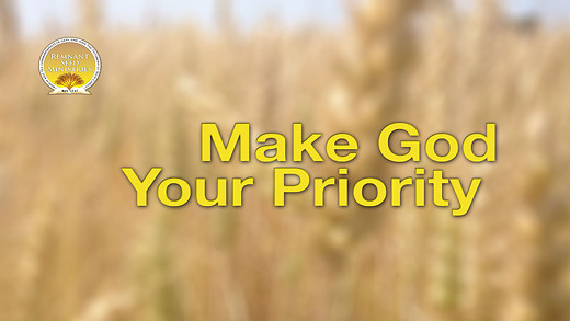Make God Your Priority