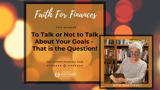 To Talk or Not to Talk About Your Goals - That is the Question,