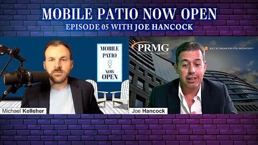 Mobile Patio with guest  Joe Hancock