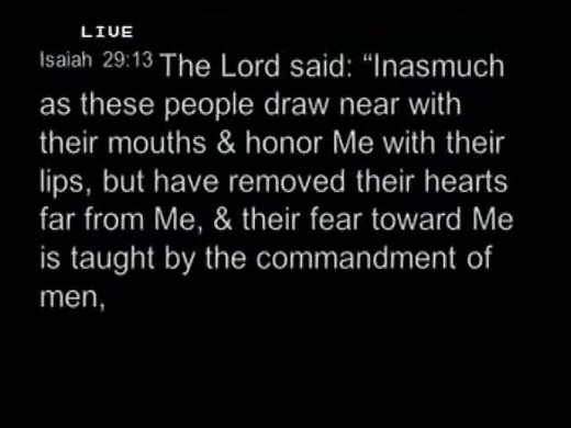 Isaiah 29 - Woe to Ariel