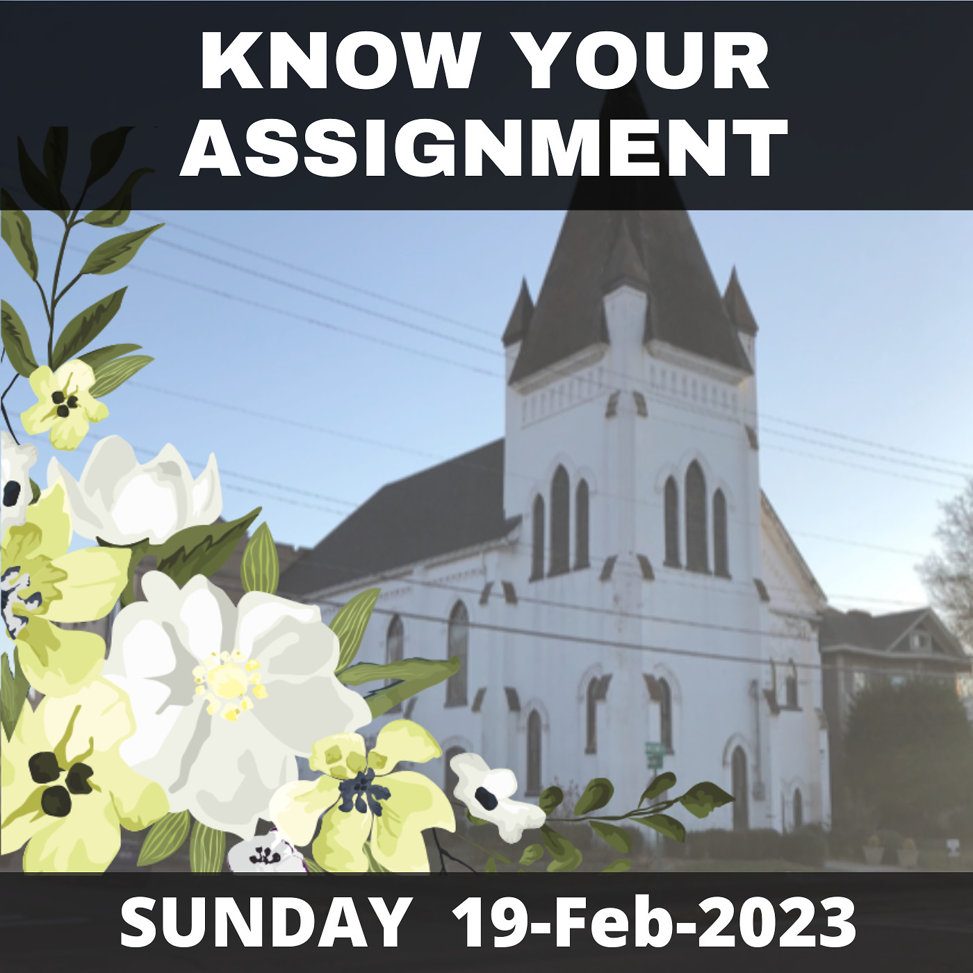 Faith Power! Know Your Assignment! Feb19.23
