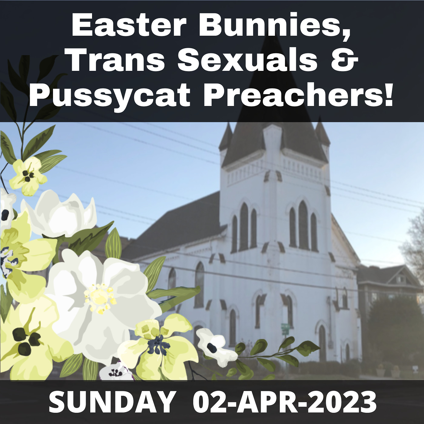 Easter Bunnies, Trans-sexuals & Pussycat Preachers!